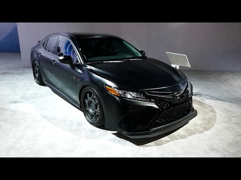 New 2018 Toyota Camry XSE Custom Car - Blacked Out - 2017 LA Auto Show, Los Angeles CA