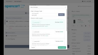 Upcoming Coupon System On Xtensions Best Checkout 5 - Opencart