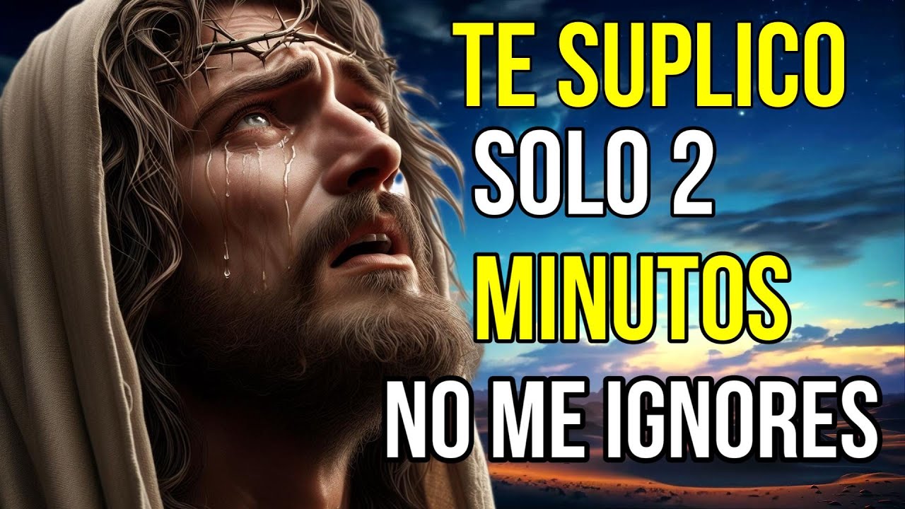 Dios dice: Te ruego tus 2 minutos hoy, no te los saltes | Mensaje de ...