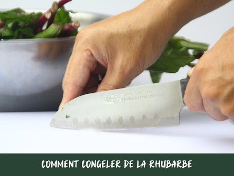 Vidéo: 3 façons de congeler la rhubarbe