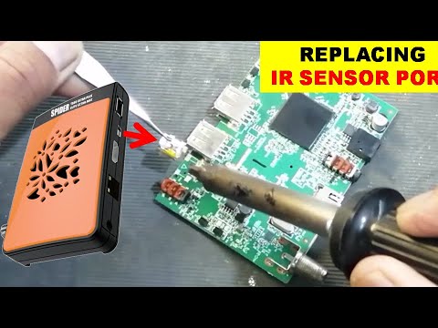 {659} How To Replace IR Port For Spider T888 Satellite Receiver