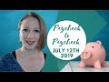 Budget with Me | Paycheck to Paycheck | July 12th 2019