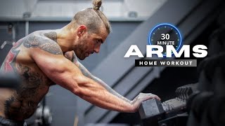 30 Min Arm Workout At Home With Dumbbells For Strong Toned Arms