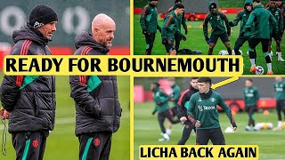 Martinez, Hoijlund, Mount, Shaw, Mainoo, Kamwala, Man United training \& latest injury News