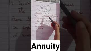 what is Annuity🤔🤔🤔🤔#shorts
