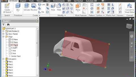 Autodesk Inventor Car tutorial part 2