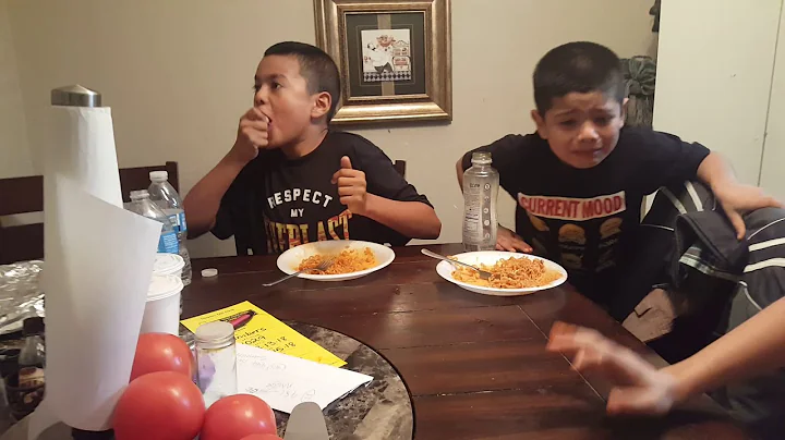 Korean spicy noodle challenge