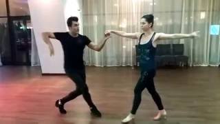 Erkan Gündüz salsa-acrobatics class at LSDF 2016 part 2 - high level