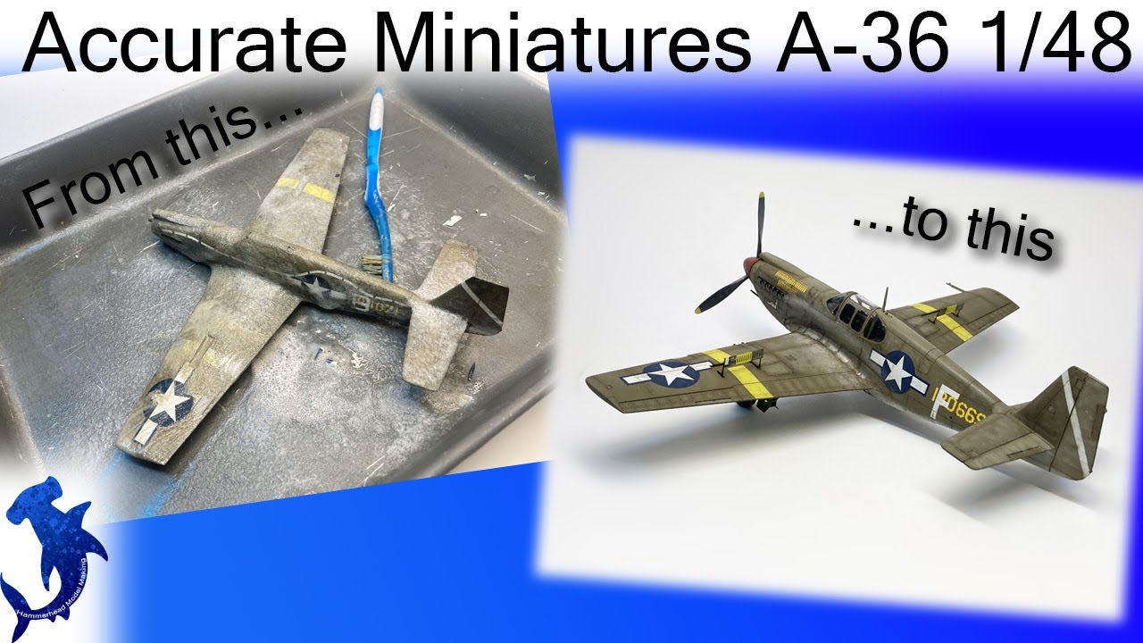 Accurate Miniatures A-36 Mustang Dive Bomber 1/48 Full build