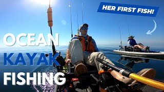 Sunrise Ocean Kayak Fishing! (targeting TRIGGERFISH!)