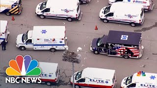 Coronavirus: Medical Workers Rush To New York City As Bed Spaces Fill Up | NBC Nightly News