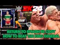 WWE 2K24 MY FACTION RETURN TO RIYADH BE CODY HOW TO BEAT THE RING GENERAL