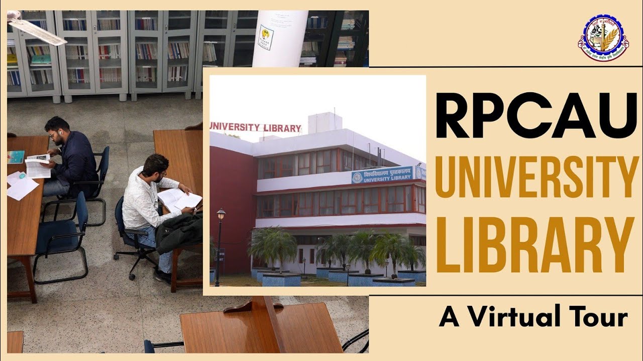 Inside Central Library of RPCAU | Virtual Tour of Central Library | Pusa Bihar