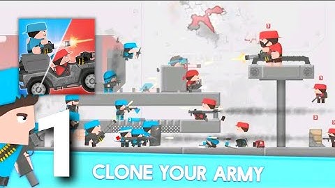 Clone Armies: Battle Game Gameplay Walkthrough Part 1 (ios Android)