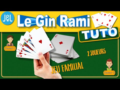 Vidéo: Dans le gin rami, combien de cartes sont distribuées ?