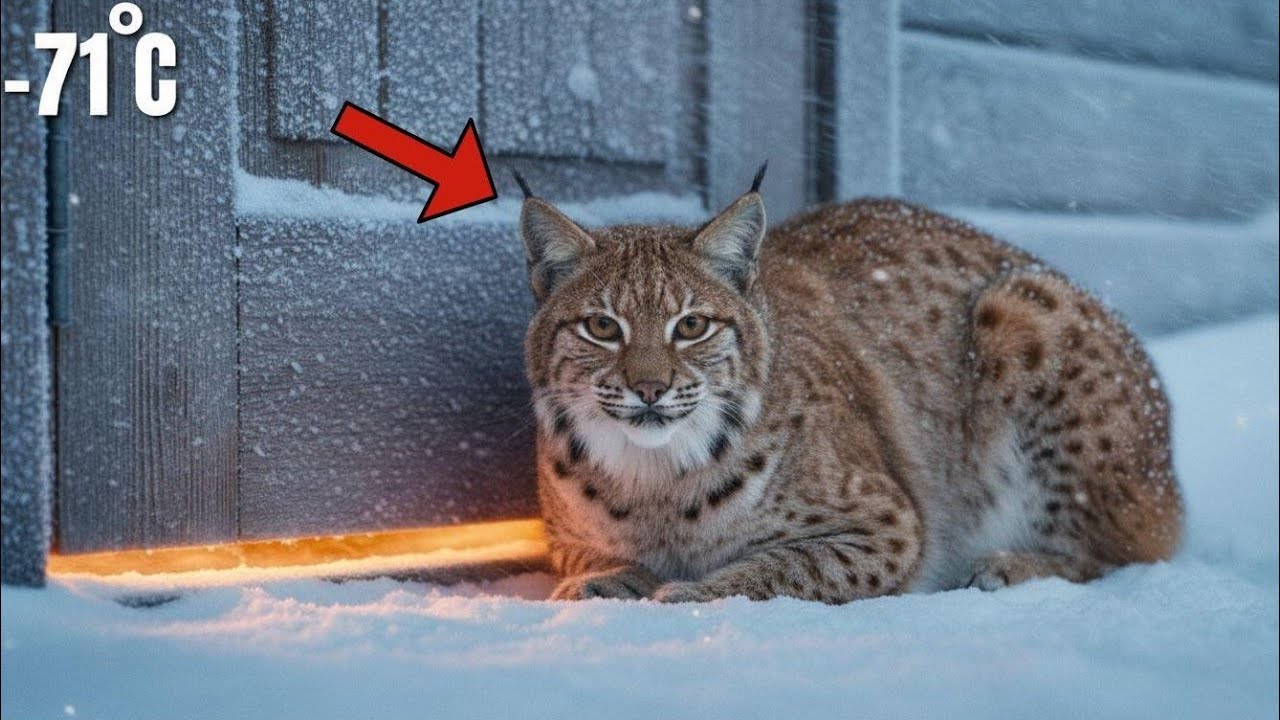 He Opened His Door to a Frozen Bobcat From -71C Blizzard — Days Later, She Returned To Save His Life