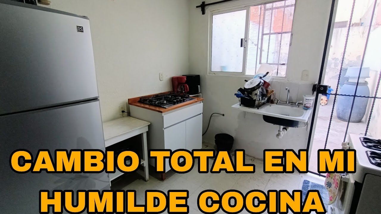 ASÍ DE BONITA QUEDÓ MI SENCILLA COCINA  // CAMBIO TOTAL // PARECE NUEVA 👌🏻 YA LA PINTÉ 🏠
