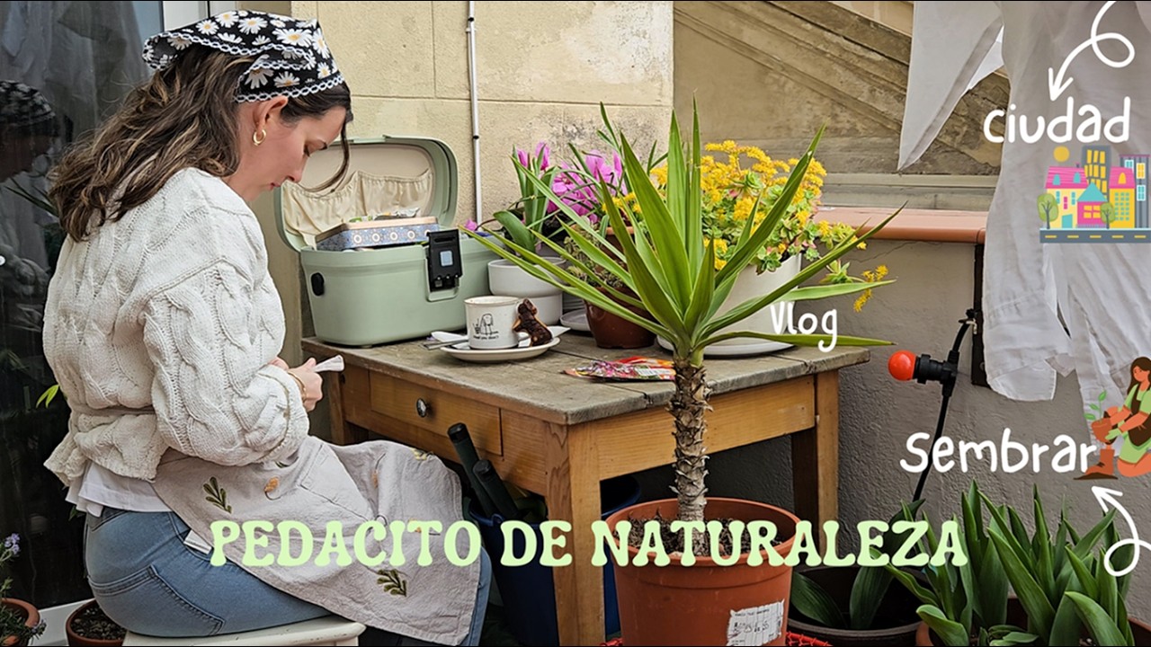 Un DÍA de CALMA organizando la TERRAZA en primavera