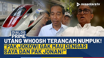 [FULL] Kisruh Utang Kereta Cepat Whoosh, Agus Pambagio: Pak Jokowi Gak Mau Dengar Saya & Pak Jonan!