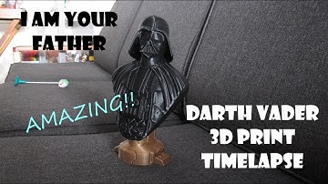 Darth Vader 3D Print Timelapse