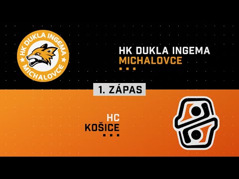 1.zápas štvrťfinále HK Dukla INGEMA Michalovce - HC Košice HIGHLIGHTS