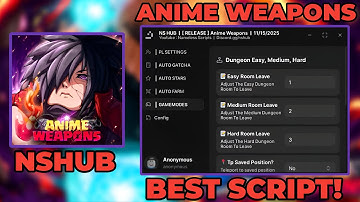 ANIME WEAPONS SCRIPT | FAST AUTO FARM, AUTO ROLLS, AUTO DUNGEONS & MORE! | *FREE*