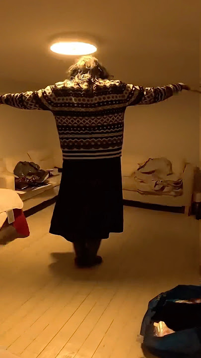 Serbian Dancing Lady in my basement 👀😰🏡 #adrenaline #halloween #scary