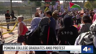 Protest outside of Pomona College's graduation ceremony by NBCLA 7,081 views 23 hours ago 3 minutes, 46 seconds