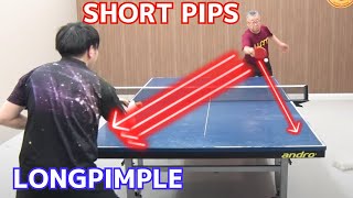 For Short Pips Players! Effective Tactics Against Long Pimple Players [Table Tennis]