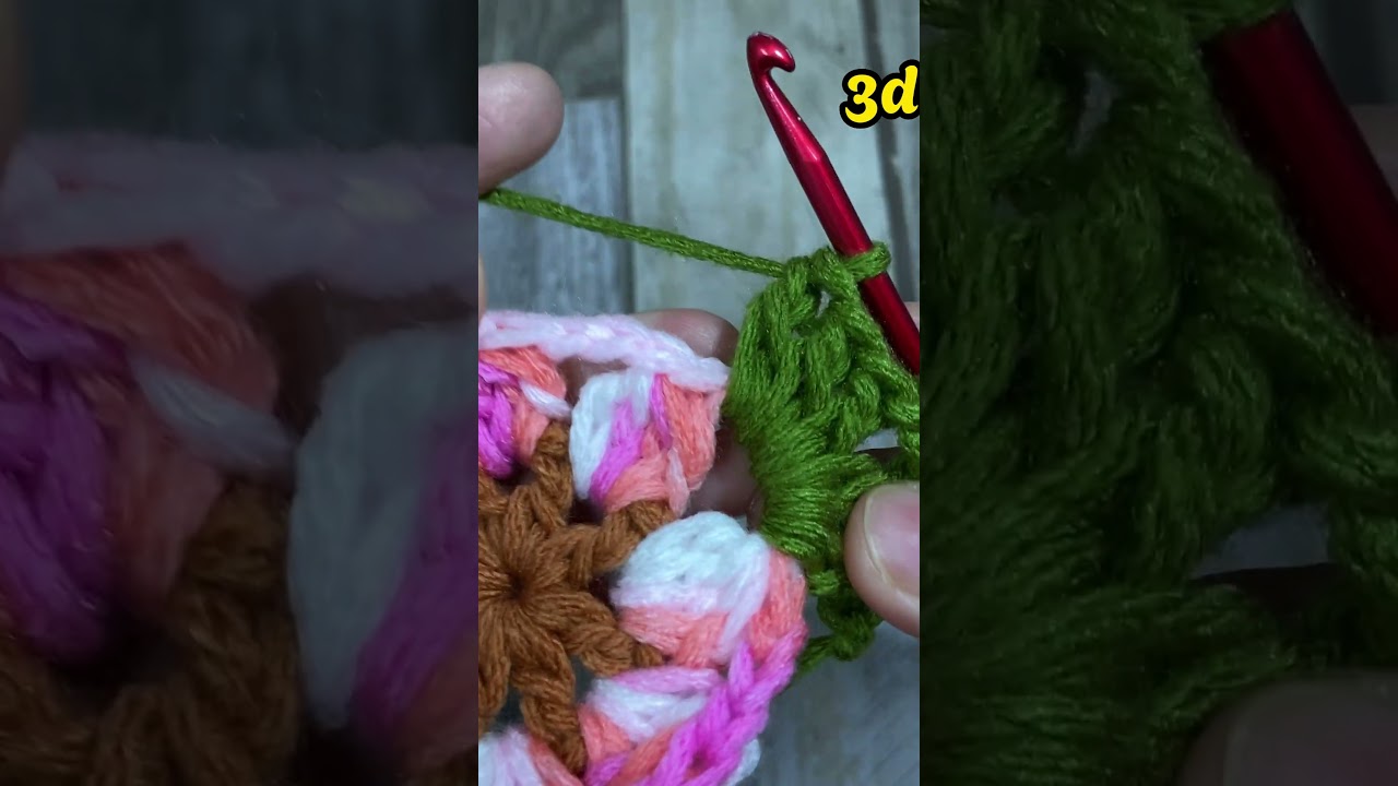 ONCE YOU LEARN THIS GRANNY SQUARE, IT BECOMES YOUR FAVORITE ONE  