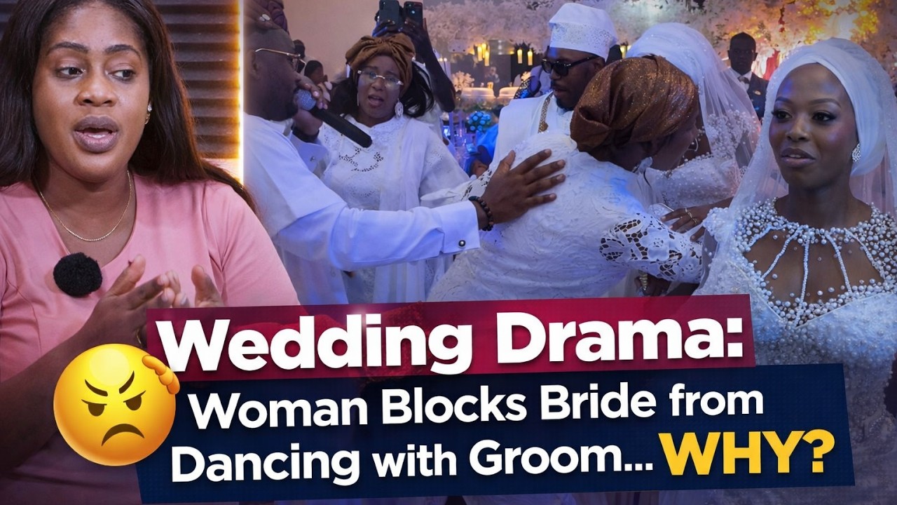 “Wedding Drama: Woman Blocks Bride from Dancing with Groom...WHY?”