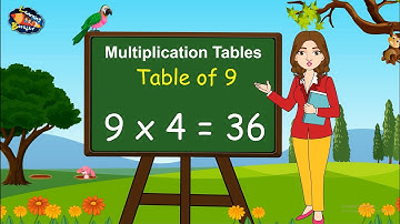 Table of 9 | Times Tables | Multiplication tables | 9 ka pahada | Learning Booster | Maths tables