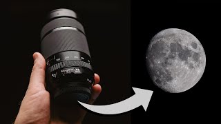 Как снять ЛУНУ ?  FUJINON 70-300mm