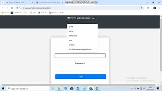 demo aplikasi pemesanan dan pengelola hotel berbasis web