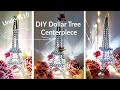 Diy Glam Decor Centerpiece - Crystal Eiffel Tower - Dollar Tree DIY Wedding Centerpiece Under $10