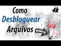 Como copiar e colar de um arquivo PDF protegido (Como desbloquear)