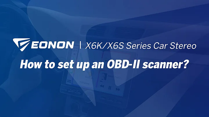 How to set up an OBD-II scanner? | Eonon X6K/X6S Series Android 13 Car Stereo