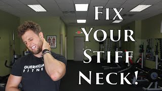 How To FIX a STIFF Neck | Soft Tissue Mobilizations