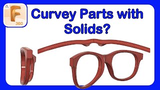 How To Model Sunglasses Using Solids | Workflow for Making Complex Shapes with Solid Features #CAD