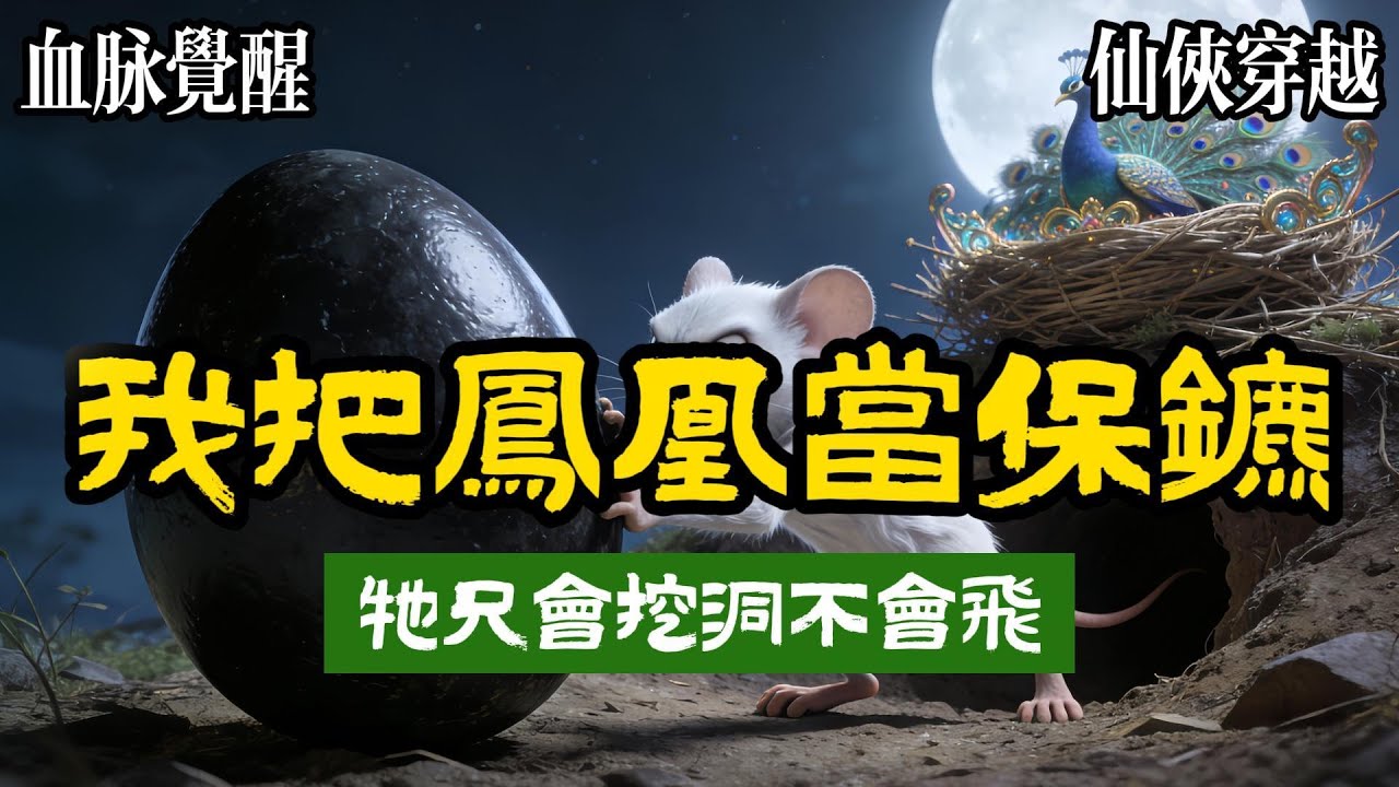 【搞笑甜寵爽文】鼠生艱難，隔壁孔雀窩裏聽說扔了顆瑕疵品出來，我決定撿回來，養大了當保鏢，破殼後，我點着它的小腦袋教育：以後我就是你老母！我叫你做乜，你就做乜！後來，我騎着它打遍了黑風山所有妖怪