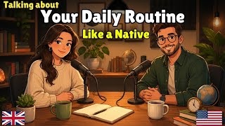 How to Talk About Your Daily Routine Like a Native | Real English Conversation Practice