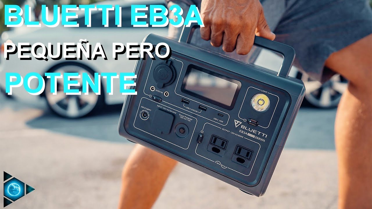 Generador solar portátil de la central eléctrica 600W 268Wh de BLUETTI EB3A