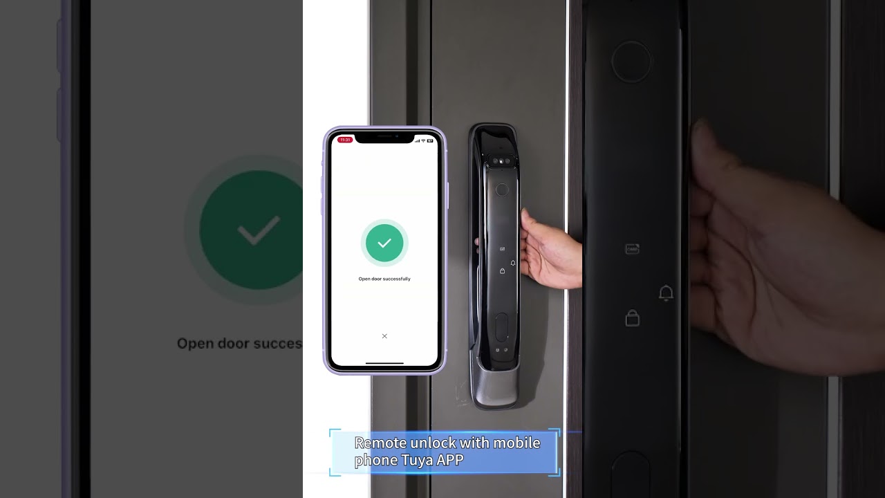 Waterproof 3d Face Recognition Smart Door Lock Tuya Wifi Biometric