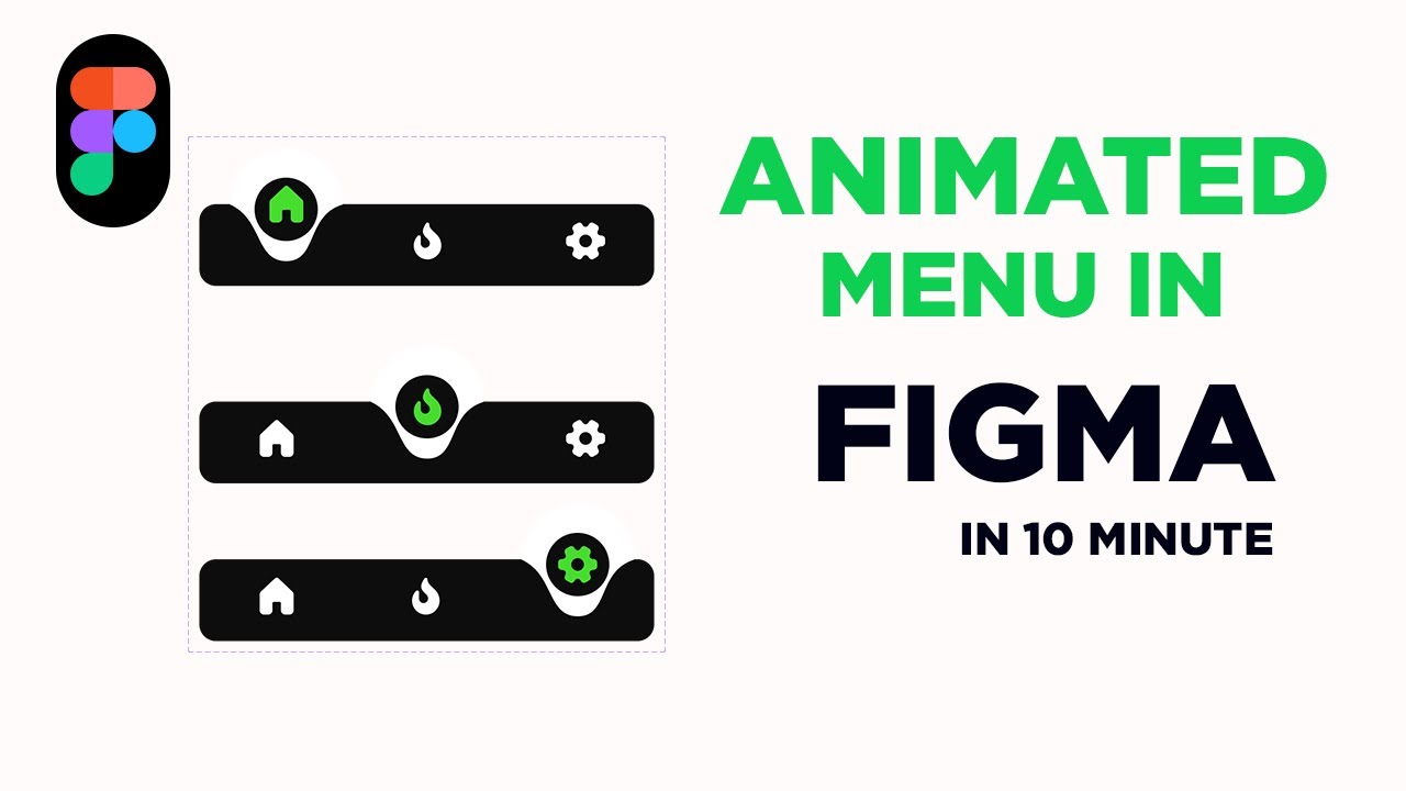 How to Menu animated design in figma (urdu / hindi) || figma ui design ...