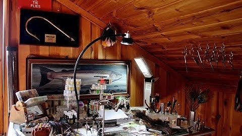 A little tour of my Fly Tying room with Barry Ord Clarke