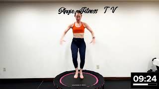 Rebounding Walking Workout | 1 Mile / 2,000 Steps Power Walk & Bounce on the Mini Trampoline