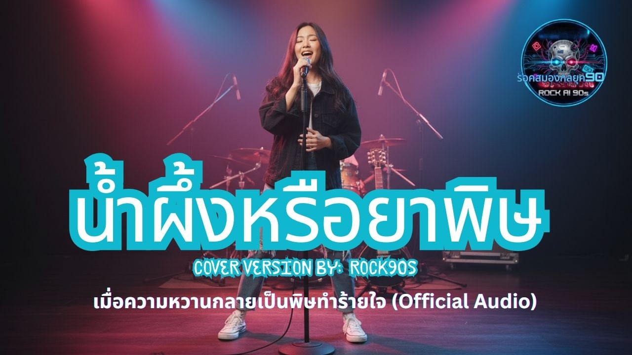 น้ำผึ้งหรือยาพิษ : วงผู้หญิง  Cover Version  By Rock90 Official (Official Lyrics Video)