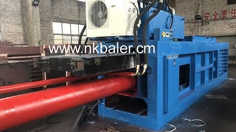 Manual tie Horizontal Baling machine for carton box