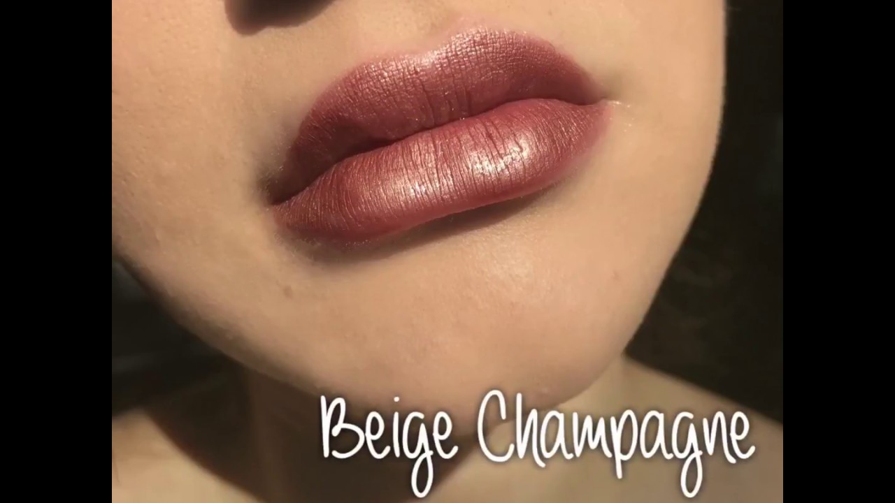 Beige Champagne LipSense | Closer Look