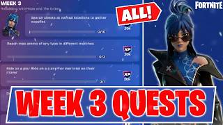How to *EASILY* Complete All Week 3 Quests | Fortnite Chapter 7 Season 2: Showdown